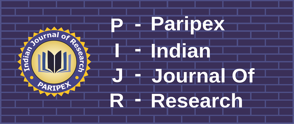 Paripex - Indian Journal Of Research